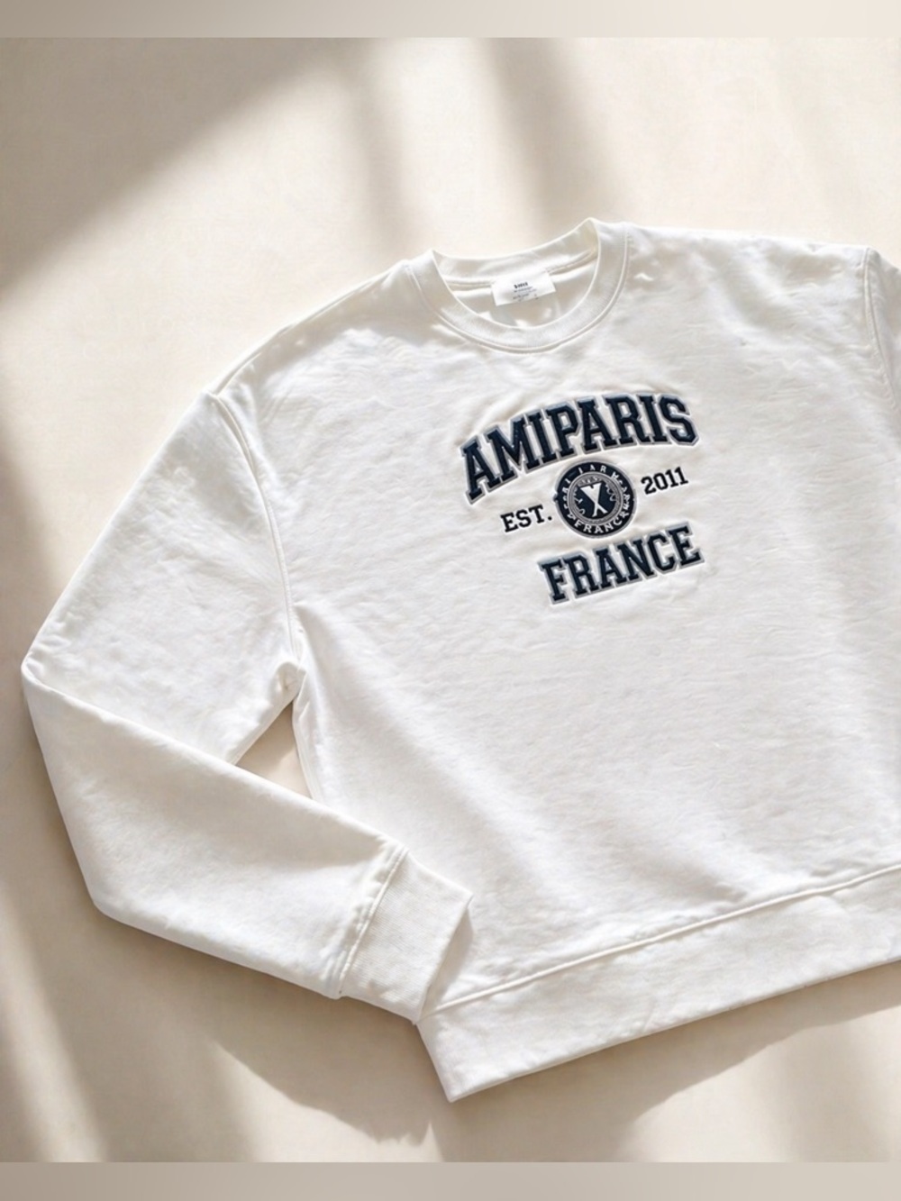Ami Paris Logo Crewneck Sweatshirt, Unisex size XXXL - Picture 11 of 14